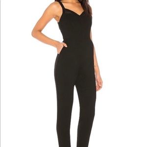BCBGenerations Mesh Insert Jumpsuit